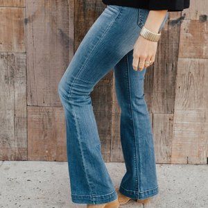 CJLA Faye High-Waisted Flare Jeans, Size 1